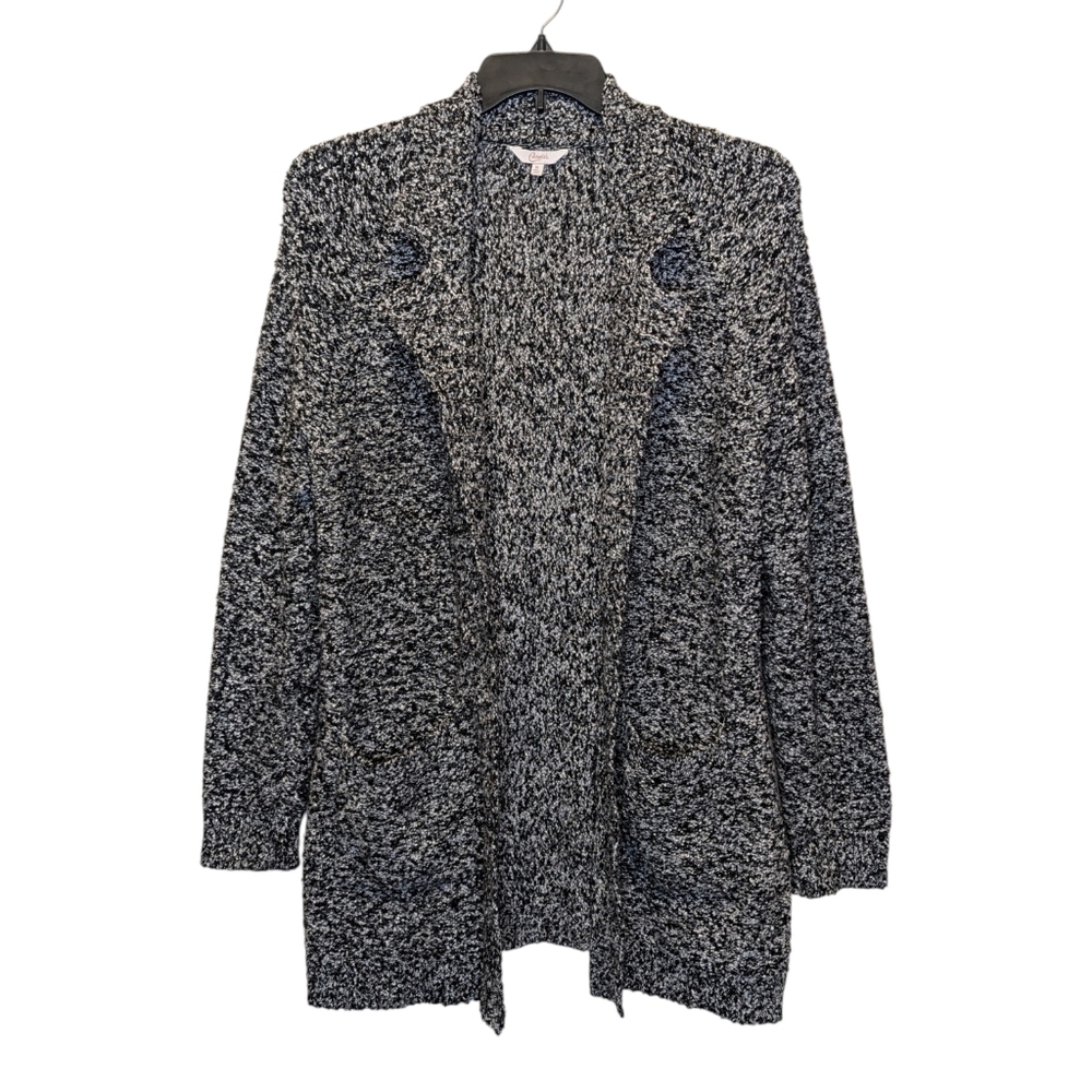 Candies Retro 90s Y2K Black & White Open Cardigan